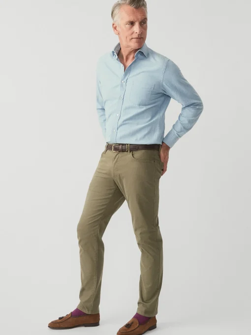 Parker 5-Pocket Straight Pants