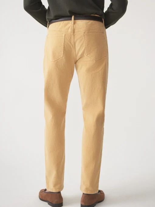 Parker 5-Pocket Straight Pants in Italian Stretch Cord
