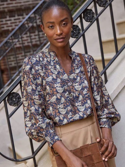 Rashell Blouse in Bird Story