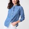 Rutherford Denim Blouse