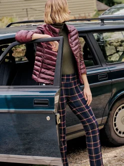 Rylie Pants in Stadium Plaid