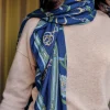 Sarita Scarf in Fairfax Crest Corner