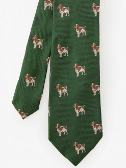 Silk Tie in Dog