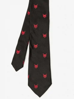 Silk Tie in Fox Head