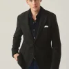 Suffolk Wool Sport Coat in Glen Plaid