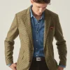 Suffolk Wool Sport Coat in Plaid