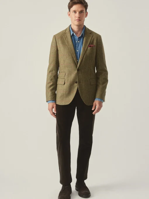 Suffolk Wool Sport Coat in Plaid