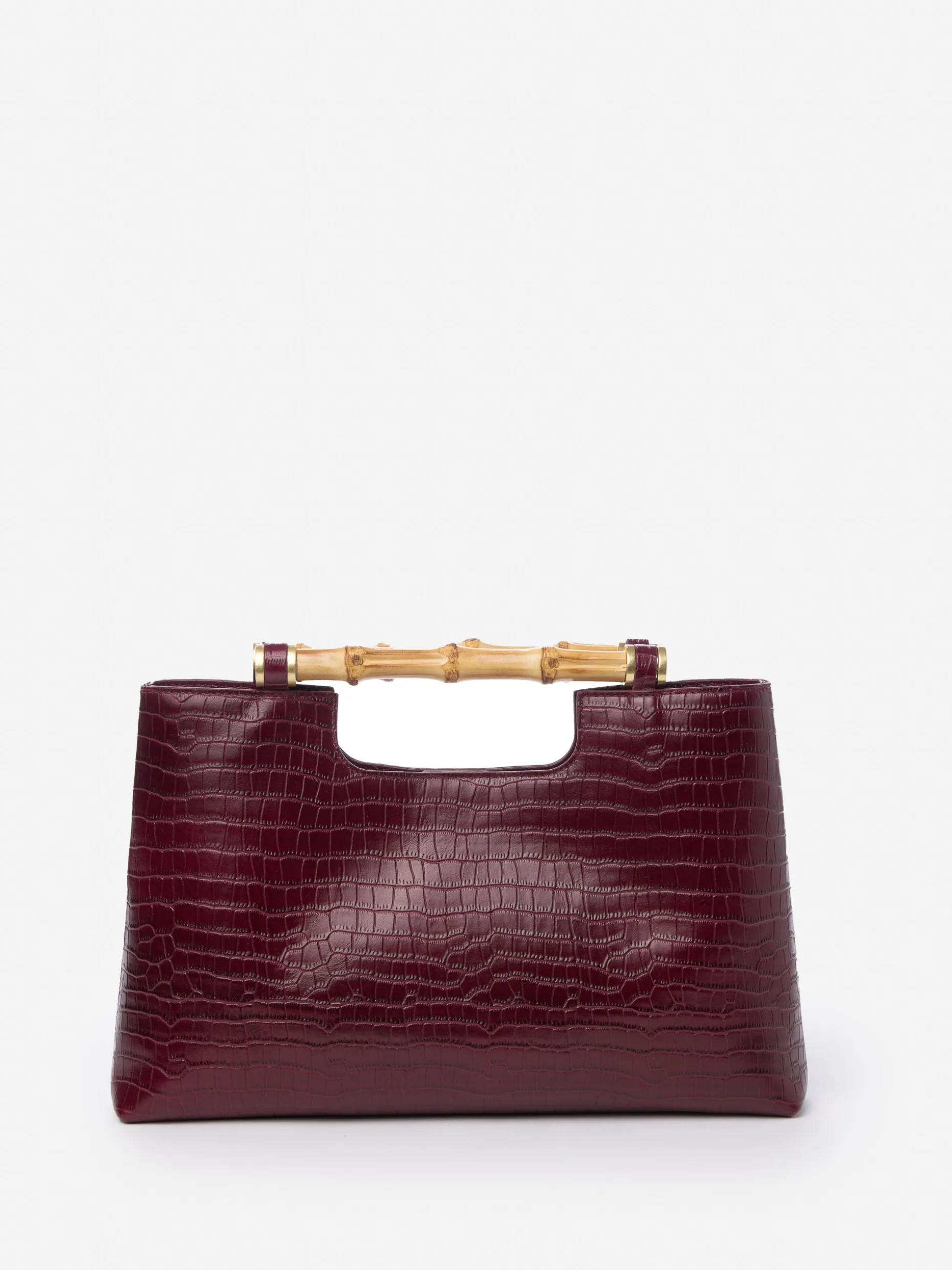 Sumpter Leather Clutch in Croc
