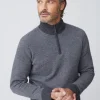 Tate Cashmere Sweater in Birdseye