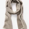 Valais Scarf in Glen Plaid