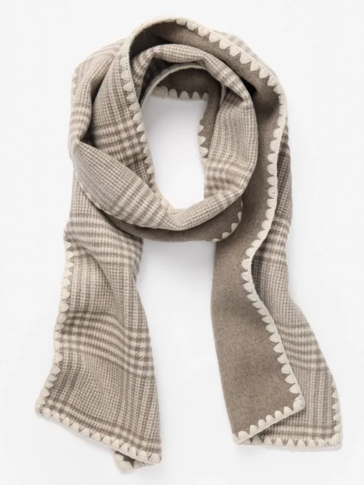 Valais Scarf in Glen Plaid