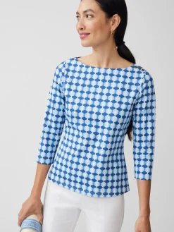 Wavesong Tee in Micro Hourglass