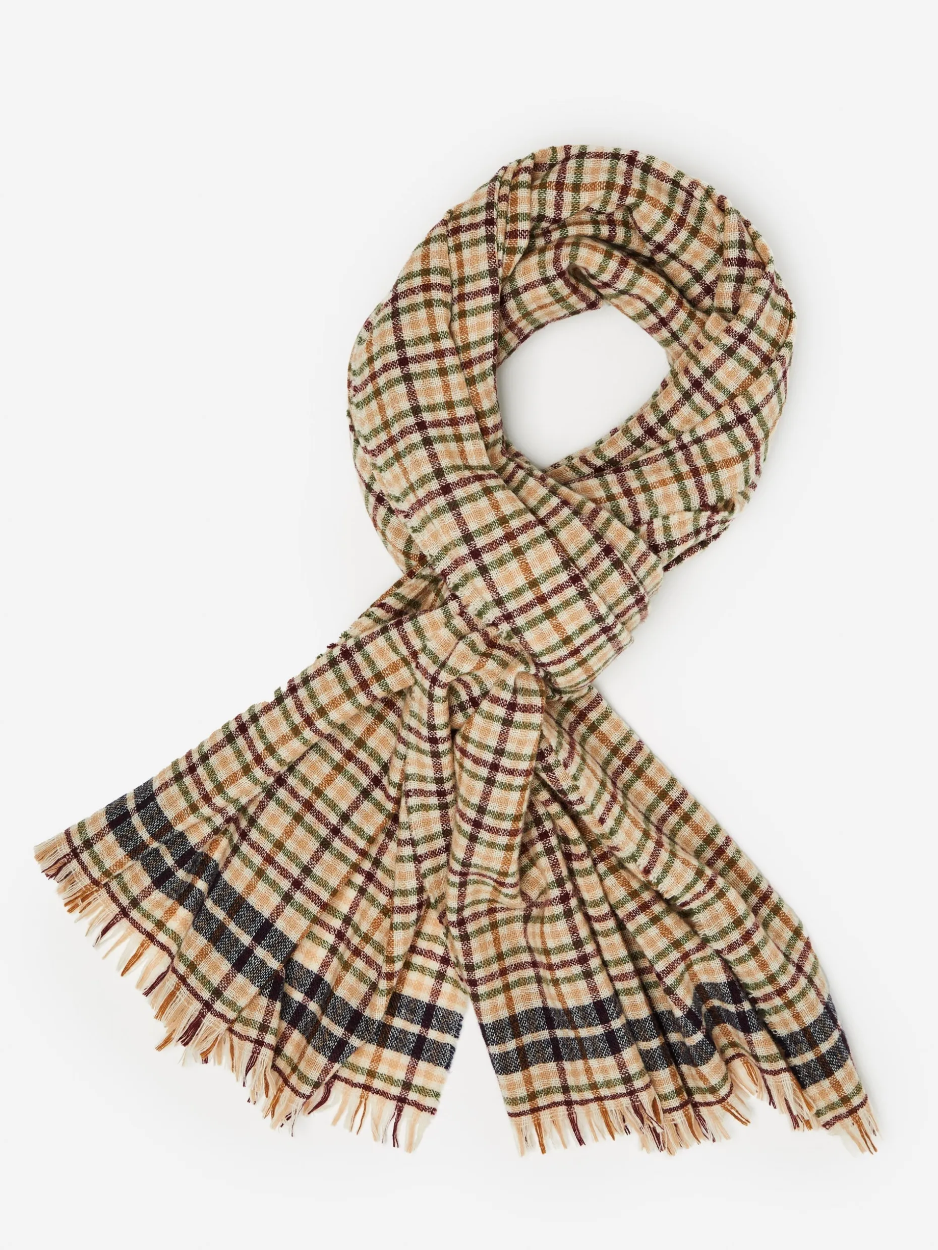 Wool Scarf in Plaid